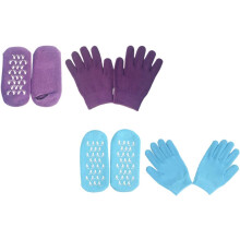 2 Sets Gel-Feuchtigkeitshandschuhe und -socken für die Hand- und Fußpflege über Nacht und für Manikürebehandlungen