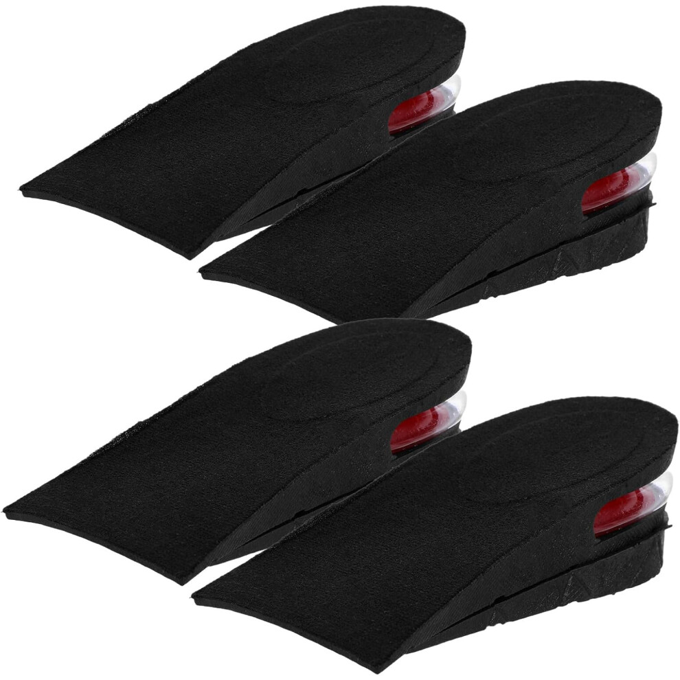 Hkhbjs 2Pairs Invisible Height-Increasing Insoles Plastic Lift For Shoes Insert Comfort Foot Pad Rise