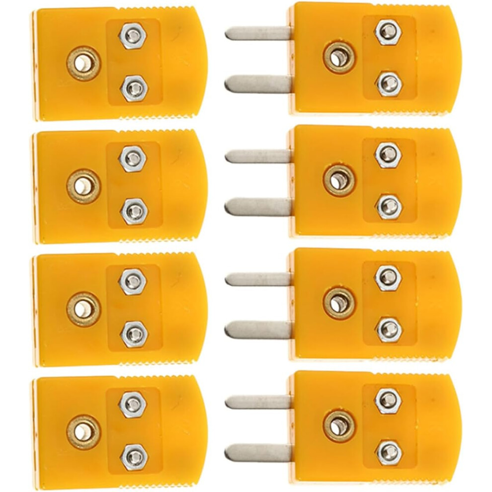 2Pairs Thermocouple Wire Connector K Type Plug Adapter Male And Female Connectors 5455468333156