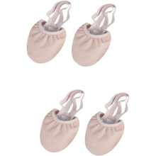 2pairs Elastic Band Dance Shoes Half Toe Protector for Ballet Training Comfortable Adult for Dance Classes