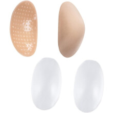 Design invisível de almofada de ombro de silicone de 2 pares para desgaste discreto incluído para acessórios de ginásio e uso diário