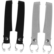 2 Paar Knöchelriemen für Fersen, elastische, rutschfeste Schnürsenkel, abnehmbare Schnürsenkel-Accessoires