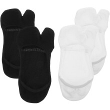 2 Paar leichte Damen-Tabi-Socken aus Baumwolle, Zehentrennung, rutschfest, für Frühling und Sommer, drinnen und draußen