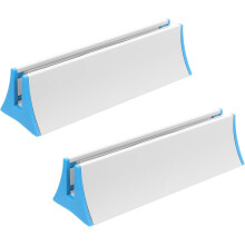 2 st aluminiumlegering skrivbordsavdelarklämma skiljeväggshållare fäste skrivbordskantklämma