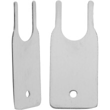 2 Stück universelle Ersatzschlüssel für Toilettenpapierrollenspender (Eisenmaterial)