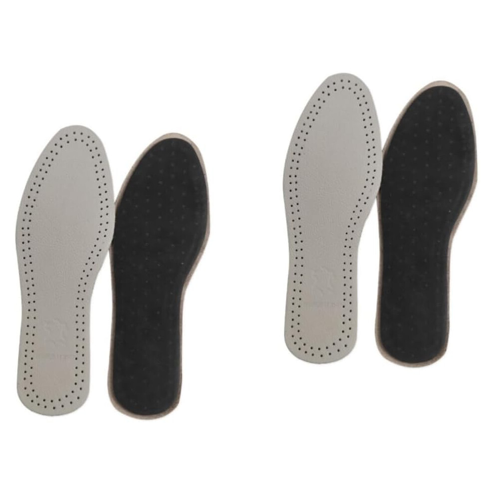 Hkhbjs 2Pairs Multifunction Insoles Leather Insoles For Breathability Damping Shoe Pads