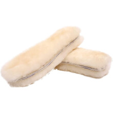 2 Paar warme Woll-Thermo-Einlegesohlen aus Fleece für Schuhe, Stiefel und Winterhausschuhe