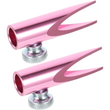 Juego de 2 mini sacapuntas de maquillaje para lápices de cejas y delineadores de labios.
