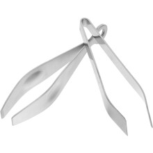 2 pinzas de acero inoxidable multifuncionales para depilar con espina de pescado y uso en la cocina.