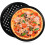 2er-Pack Pizzablech, Ofenform, runde Backform aus Kohlenstoffstahl 1