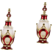 2 st vintage tomma parfymflaskor i glas, återfyllningsbara doftbehållare för parfymflaskor för kvinnor