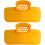 2pcs Pot Edge Deflector Pour Funnel Kitchen Funnel Gadgets Reusable Robust Yellow Silicone Strainer 1