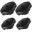4pcs Black Plastic Pressure Cooker Cover Knobs Replacement 19mm Explosion Proof Friction Resistant Pot Lid 1