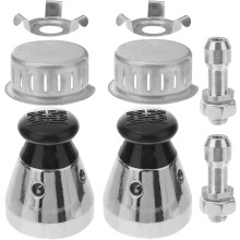 Vervangingsset voor de veiligheidsklep van een lichtgewicht snelkookpan van aluminiumlegering (8 stuks).