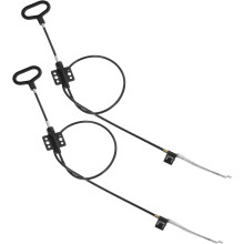 2 Stück Ersatzkabel für Relaxsessel, Zuggriffkabel, schwarz, aus PS-Eisen, einfach auszutauschen, tragbar