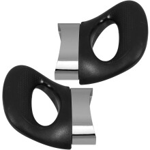 2pcs Replacement Pot Handle Black Plastic Side Handles with Ergonomic Design Enhanced Safety
