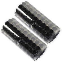2 Rolls Adhesive Hook and Loop Removable Round Dot Decals Multipurpose Sticky DIY Round Stickers