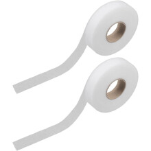 Iron on Hem Tape for Clothes and Curtains Fabric Hemming Tape 2cm x 64m White