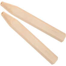 2 stuks 7,66 inch houten badmintonracketgrepen G6 vervangende antislip sportracket reparatie