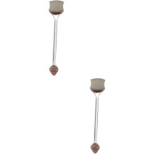 2pcs Stainless Steel Pimple Removal Tool Manual Pore Blackhead Cleaning Tool for Facial Care