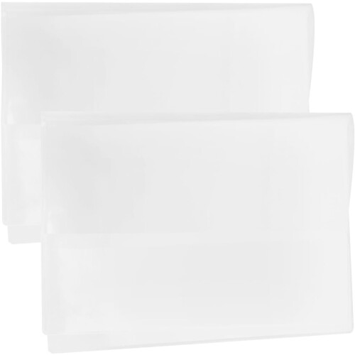 2pcs Notebook Cover PVC Protective Cover Scratch-Resistant Book Protector