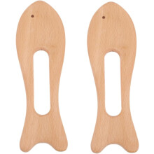 2pcs Wooden Gua Sha Board for Body Scraping Massage Scraping Board Therapy Tool