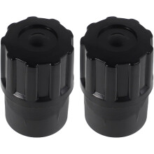 2 stuks zwarte plastic eindkapjes voor tenorsaxofoonaccessoires, stijlvolle en fraai vormgegeven saxofoonreparatieonderdelen