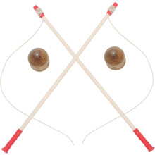2er-Set Kreisel aus Holz für Jungen, Mädchen und Erwachsene – sicheres Massivholz-Kreiselspielzeug