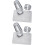 2 Sets Stamping Tool Nail Beauty Tool Kit Easy Use Nail Art Accessories 1