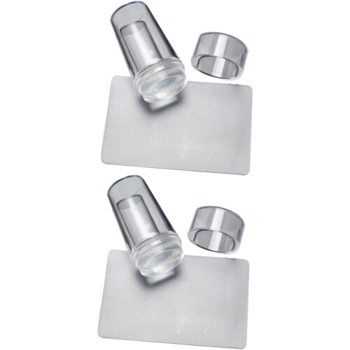 2 Sets Stamping Tool Nail Beauty Tool Kit Easy Use Nail Art Accessories