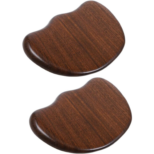 2pcs Wooden Scraping Massage Board Lightweight Guasha Tool