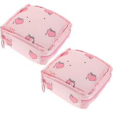 2 bolsas organizadoras de compresas sanitarias para niñas, portátiles, de tela Oxford.