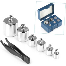 2 seturi de greutăți de calibrare a balanței placate cu crom pentru echipamente de sală, culoare aleatorie