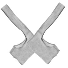 2er-Pack verstellbare Schulterpolster für Sport und Fitness, Schulterprotektoren, Trainingsmanschette, elastischer Riemen