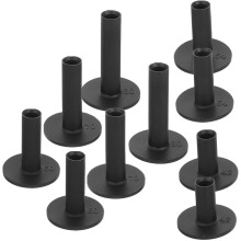 10pcs Golf Ball Holders Tees Set with 42Mm-80Mm Flat Top Flexible Indoor Golf Tees