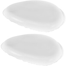 Silikon sminkpads 2 st stora päronformade 5,5x6,2x0,8 cm blandningssvampar