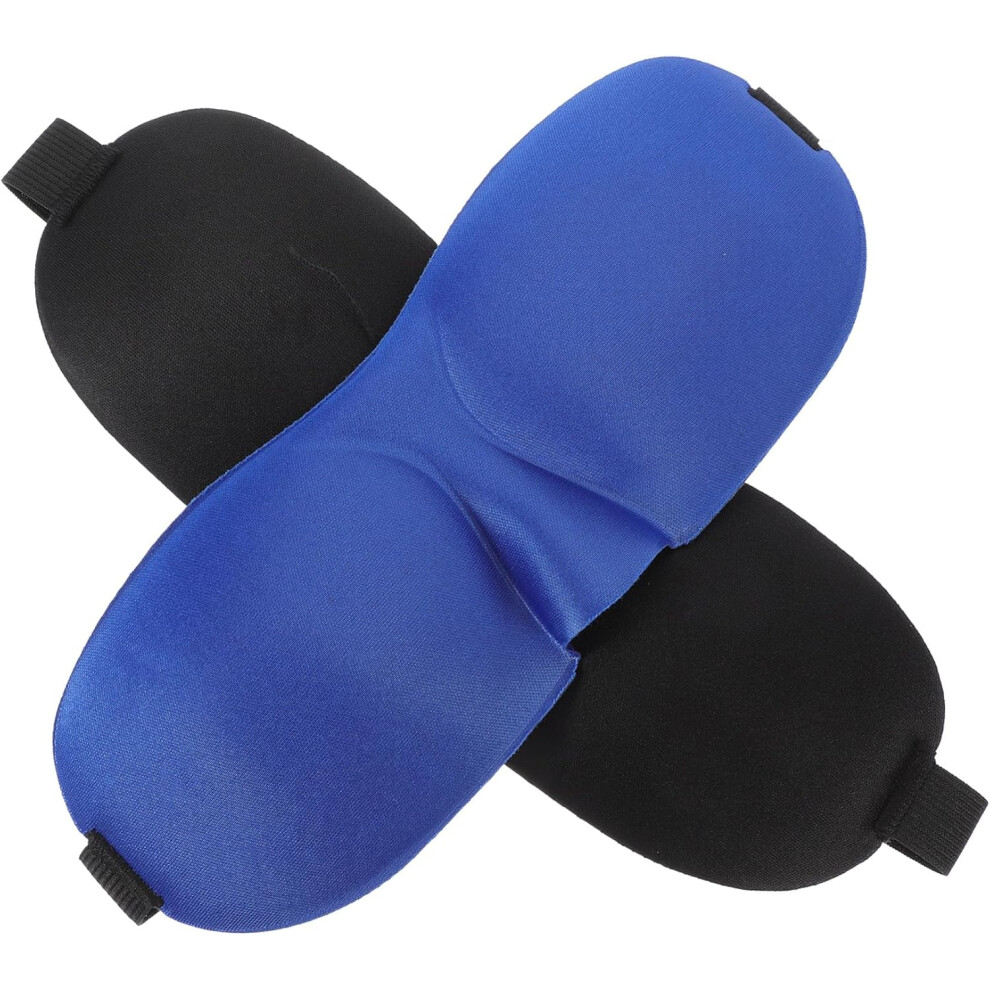 Hkhbjs 3D Sleeping Eye Masks 2Pcs Contoured Sleep Mask For Adults And Girls Light Blocking Eye Cover