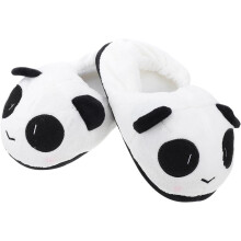Plüsch-Hausschuhe für Paare aus Baumwolle, warme Winterschuhe, niedliche Tierform, eng anliegend