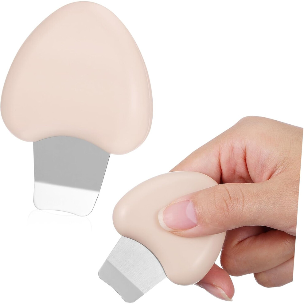 Hkhbjs 2Pcs Facial Scrubber Skin Cleaner Spatula For Blackheads Removal Cleansing Tool