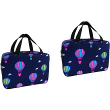 2pcs Portable Shampoo Pouch and Handle Shower Bag Multifunction Bath Organizer