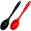 2 mestoli da zuppa in silicone con manico lungo e comodo, cucchiai multiuso 1