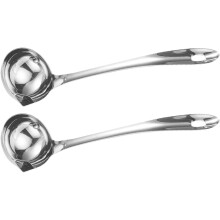 2 Stück Ölabscheiderkelle/Fettabscheiderlöffel, 10,2 x 3,1 x 2,4 Zoll