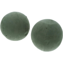 Craft Floral Foam Balls 2Pcs Wet Round Foam Spheres for DIY Flower Arrangements and Event Decorations