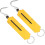 2pcs Portable Precision Hanging Scale with Hook 25kg Handheld Vertical Spring Fish Scale 1