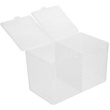 2 elegante und sichere Aufbewahrungsboxen für Wattestäbchen und Make-up