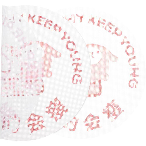 2pcs Steamer Cloth Steaming Cloth Round Mesh Liquid Silicone