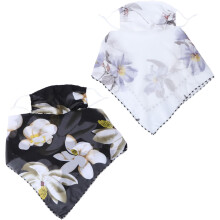 2Pcs Sunscreen Face Neck Scarf for Women Breathable Chiffon with Mouth Cover UV Lightweight