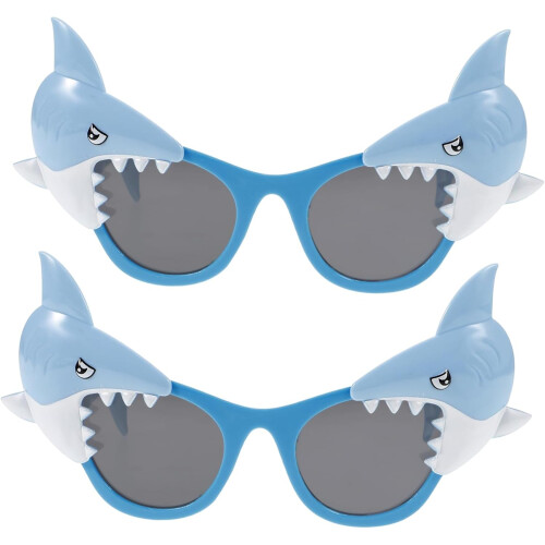 2 τεμάχια γυαλιά ηλίου Shark Glasses για πάρτι γενεθλίων, διακοσμητικά