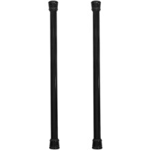 2 Stück Teleskop-Duschvorhangstange, ausziehbar, Mehrzweck-Duschvorhangstange, 30-50 cm