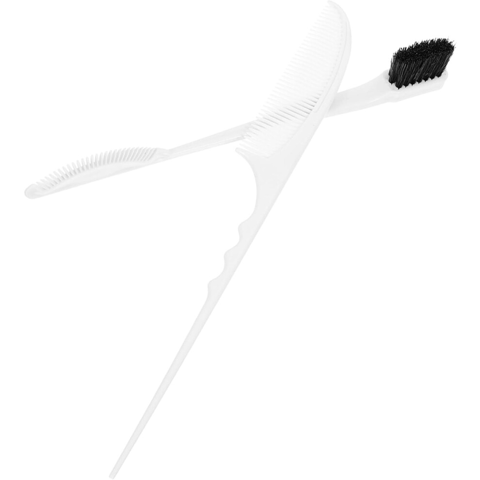 Hkhbjs Unisex 2Sets Hair Cutting Comb Pin Tail Combs Edge Brush Styling Tools For Women Men Curly Brush
